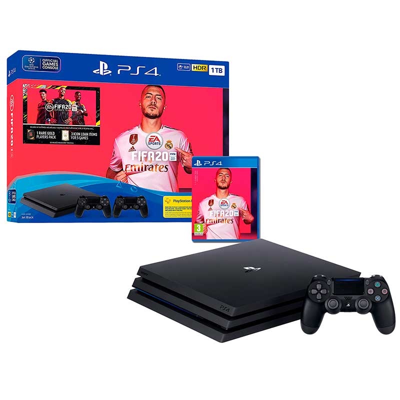 Consola Ps4 Slim Con Juego De Fifa 20 Gv