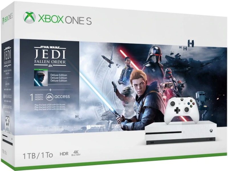 Consola Xbox One S 1 Tb + Juego Star Wars Jedi: Fallen Order End