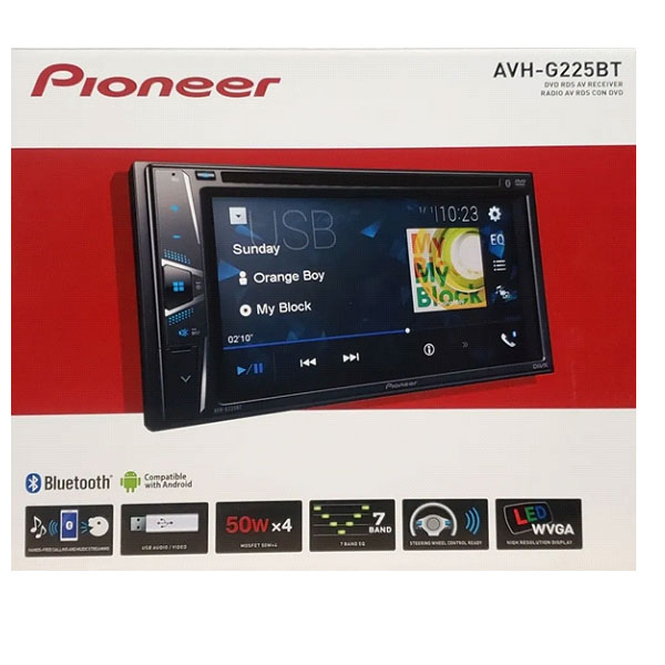 Auto Estereo Pioneer De Pantalla Avh-g225bt Bluetooth Cd