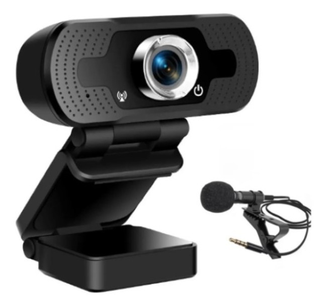 WEBCAM FULL HD 1080p con microfono incoporado + microfono de solapa