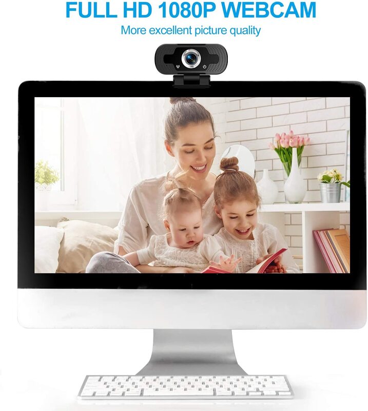 WEBCAM FULL HD 1080p con microfono incoporado + microfono de solapa