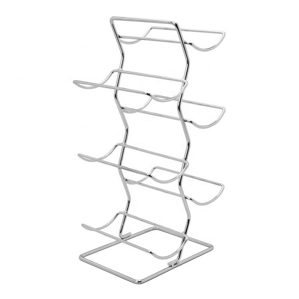 Porta Botellas De Vino Cromado | Cavas Para 6 Botellas, Vencort