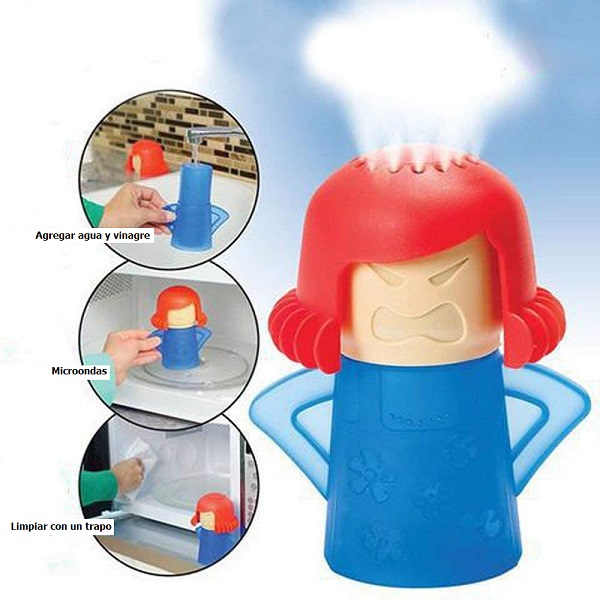 Limpiador de microondas Vnct. Mama enojada