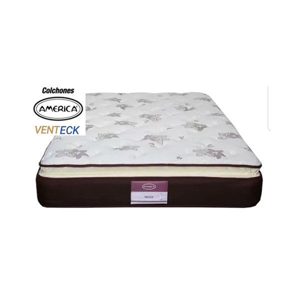 Colchon Queen Size America Modelo Ibiza IDEAL PARA UN DESCANSO PLACENTER