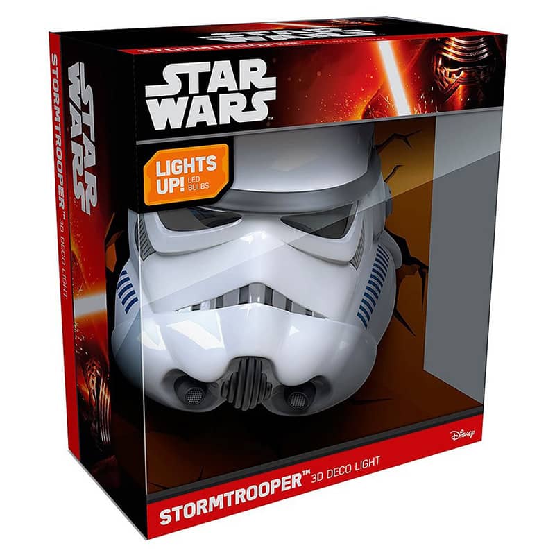 Lampara 3D Casco Stormtrooper Star Wars 3dlightfx