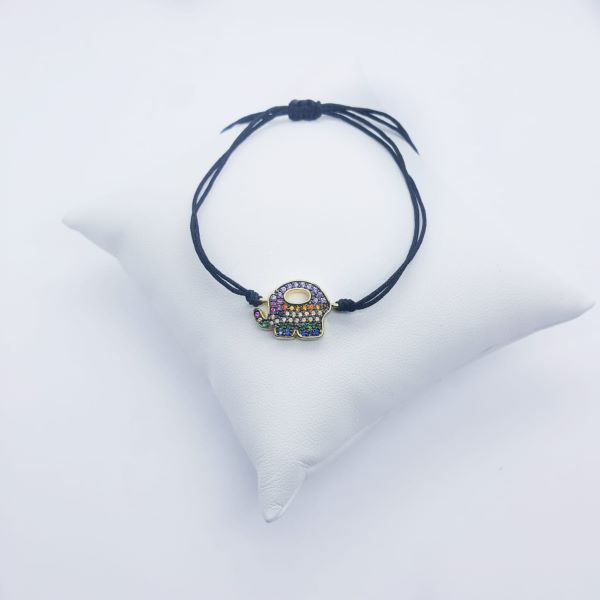 PULSERA HILO NEGRO ELEFANTE