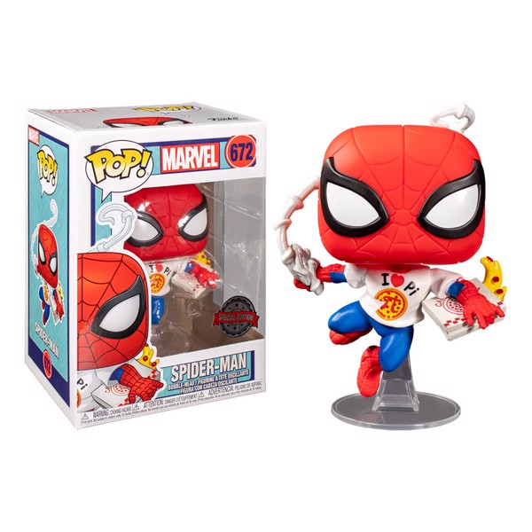 Funko Pop Spider-man #672 I Love Pizza Exclusivo Special Edition