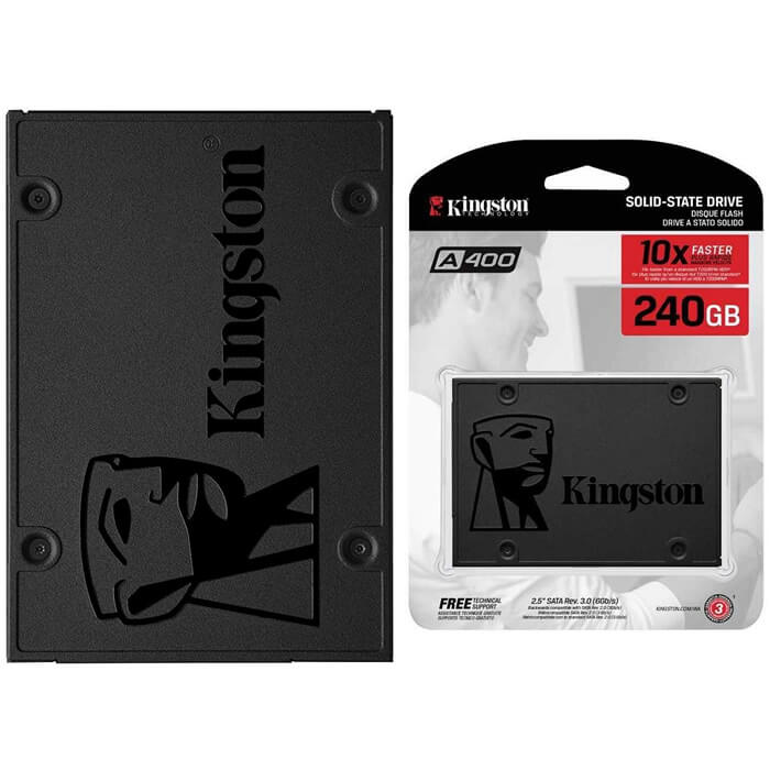 Unidad Estado Solido SSD 240GB Kingston A400 SA400S37/240G.