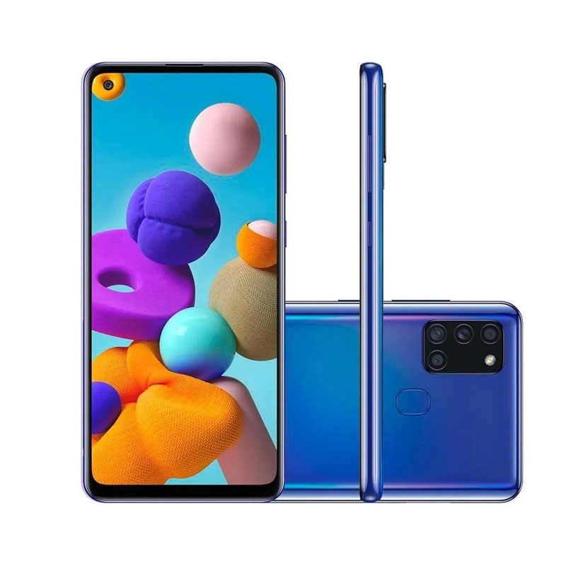 CELULAR SAMSUNG GALAXY A21s 64GB 4GB RAM DUAL SIM SM-A217M/DS AZUL