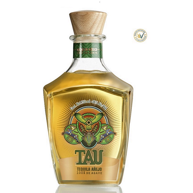 Tequila Tau Añejo De 750 Ml.