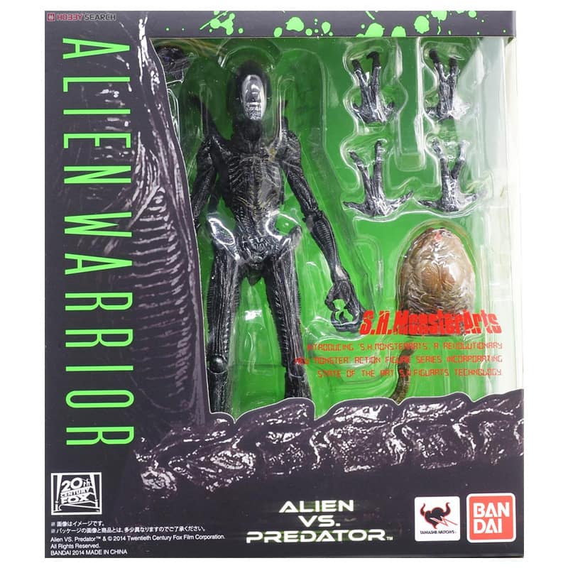Alien Warrior Alien Vs Predator S.h. Monsterarts Bandai