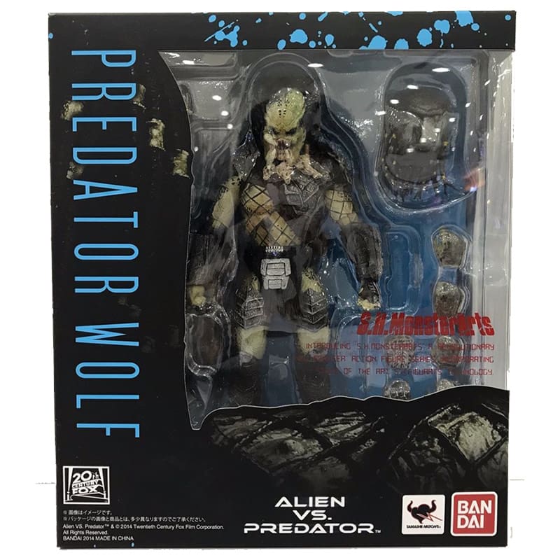 Predator Wolf Alien Vs Predator S.h. Monsterarts Bandai