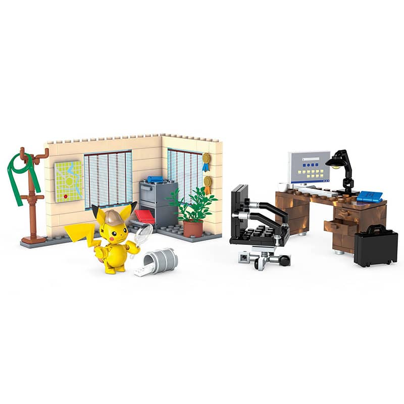 Oficina Del Detective Pikachu Pokemon Mega Construx