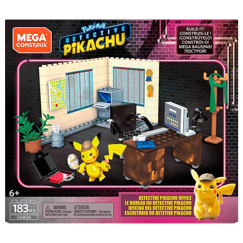 Oficina Del Detective Pikachu Pokemon Mega Construx
