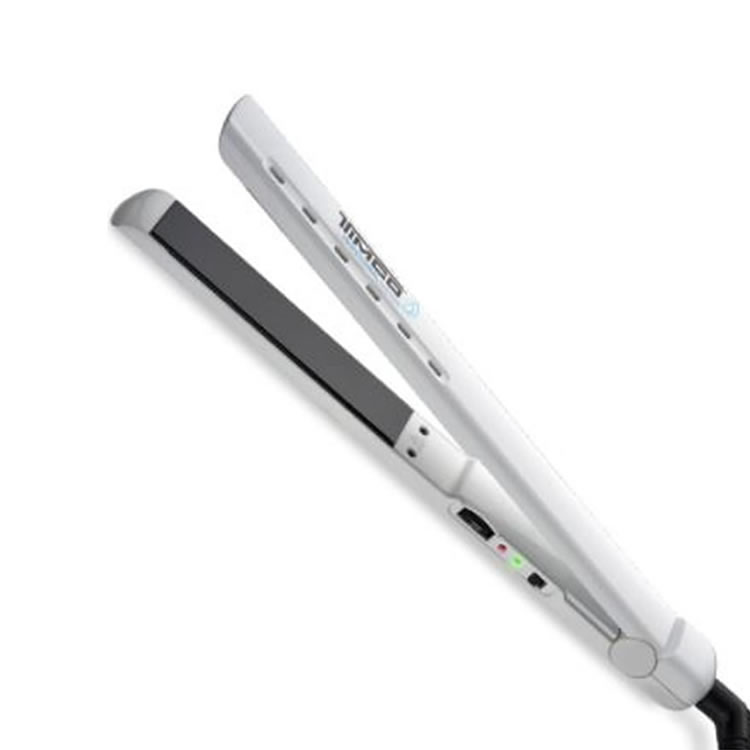 Plancha Alaciadora Timco PWD Cabello Húmedo - Blanca