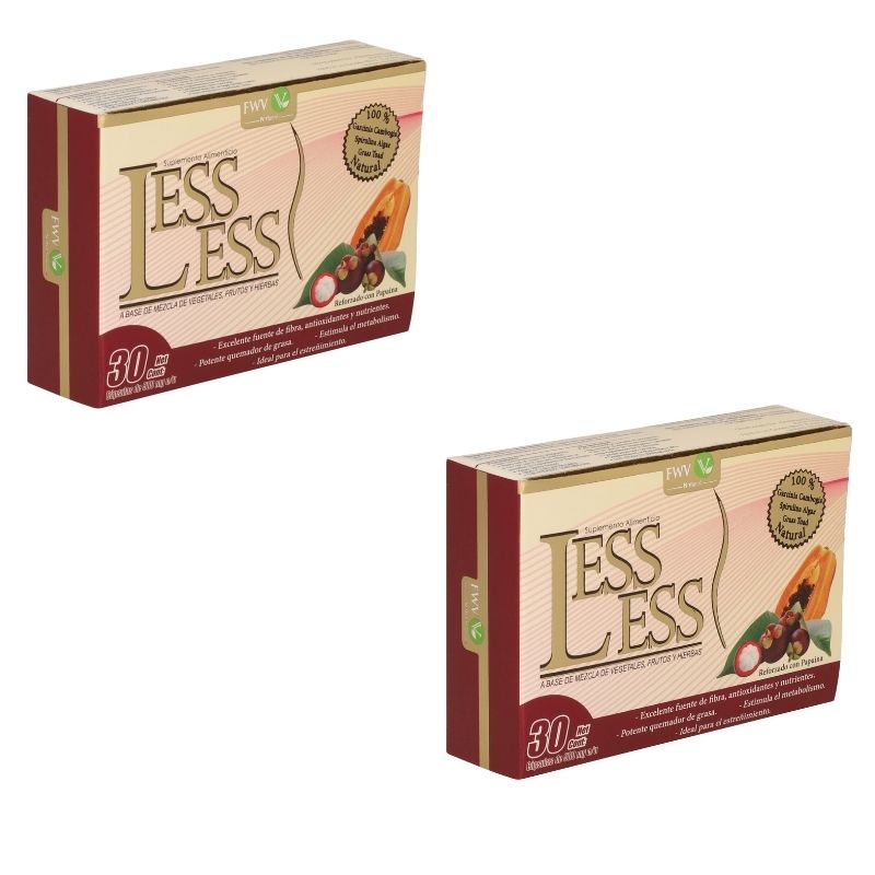 Less Less 2 Cajas De Capsulas Promocion Especial