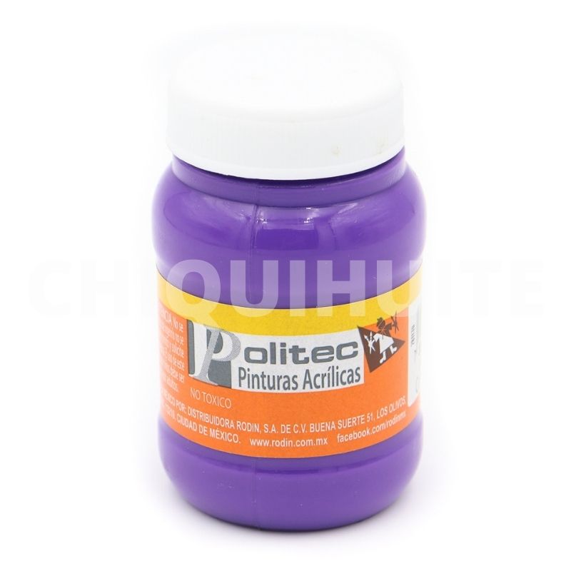 Pintura Acrilica Politec 100ml Bote Acrilica Artistica