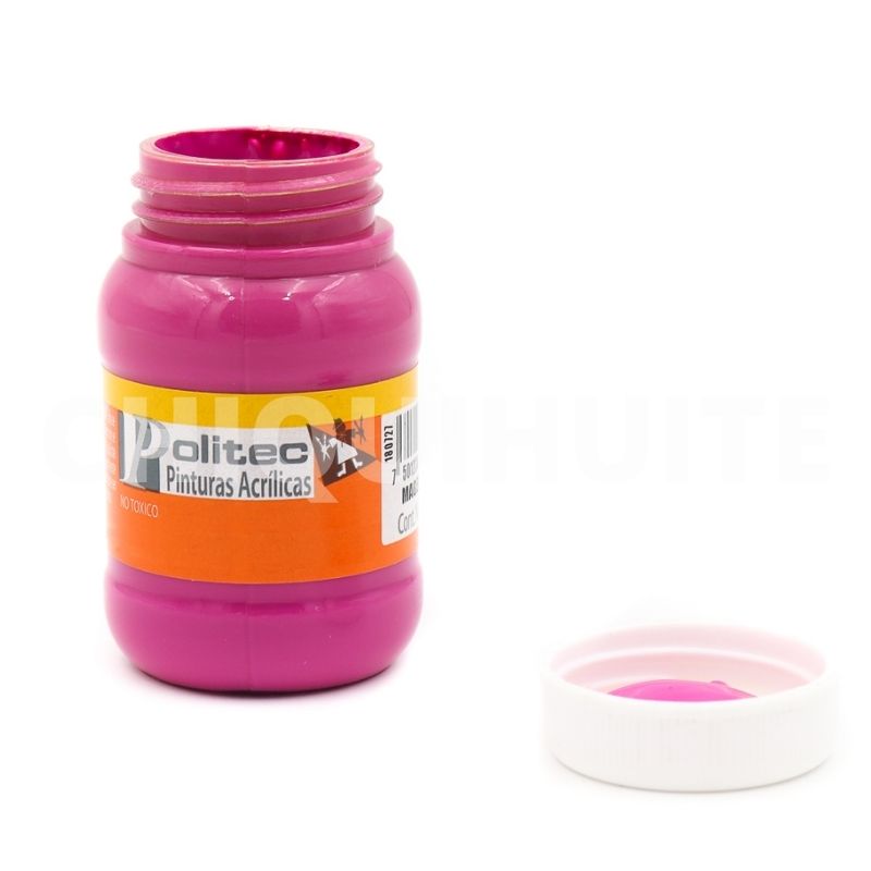 Pintura Acrilica Politec 100ml Bote Acrilica Artistica