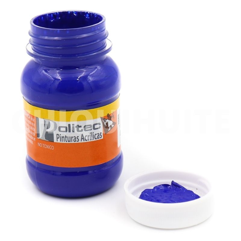 Pintura Acrilica Politec 100ml Bote Acrilica Artistica