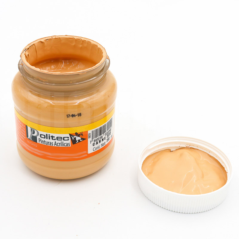 Pintura Acrilica Politec 250ml Bote Acrilica Artistica