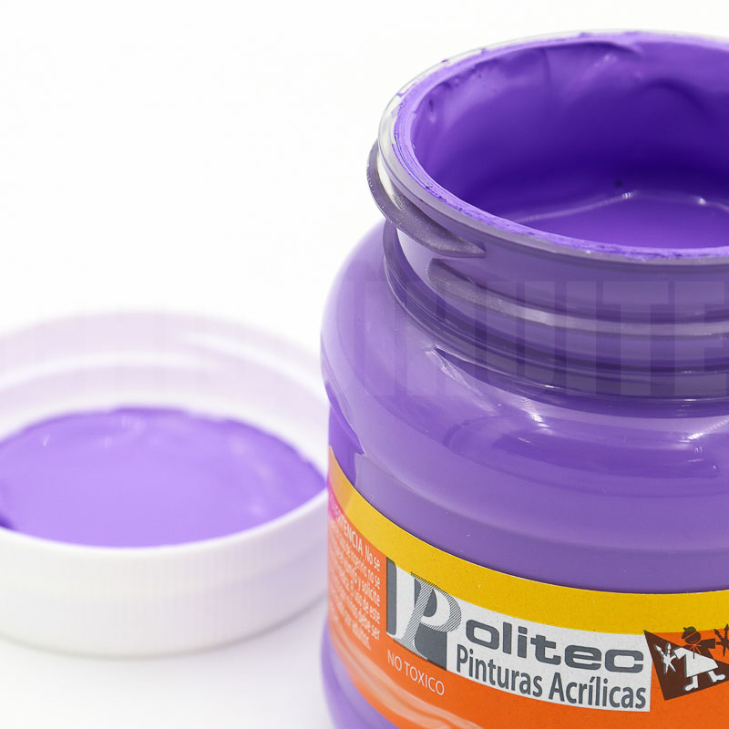 Pintura Acrílica Morado Politec 250 ml