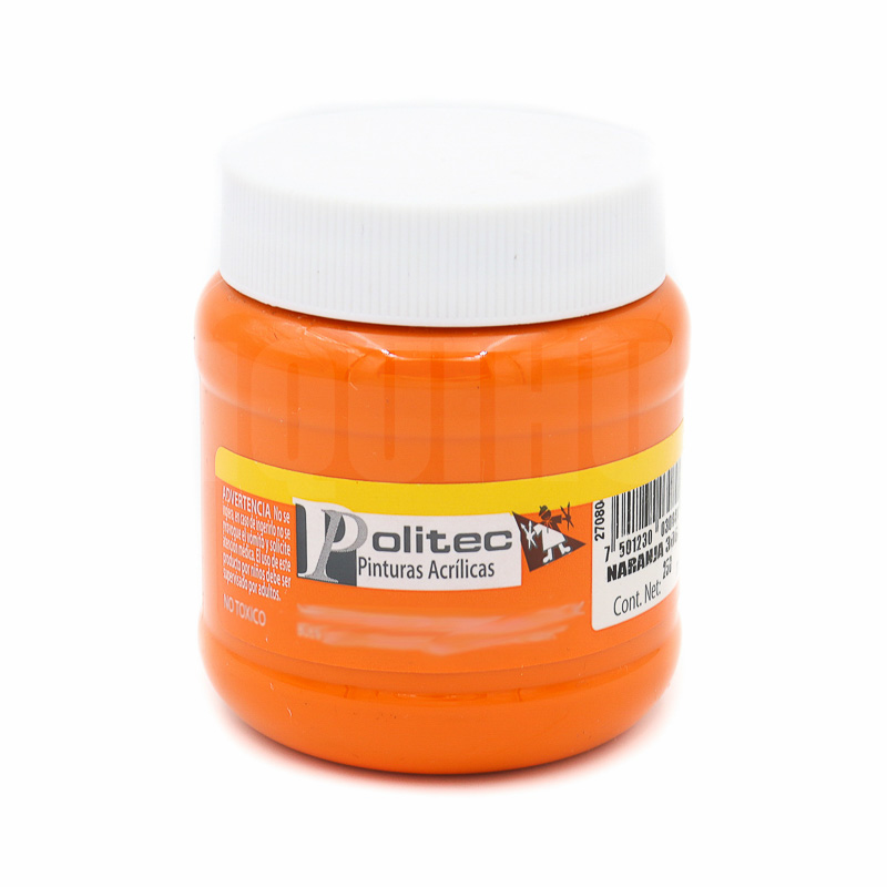 Pintura Acrilica Politec 250ml Bote Acrilica Artistica