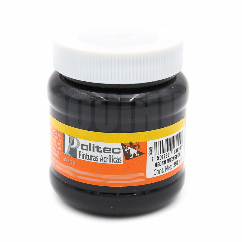 Pintura Acrilica Politec 250ml Bote Acrilica Artistica