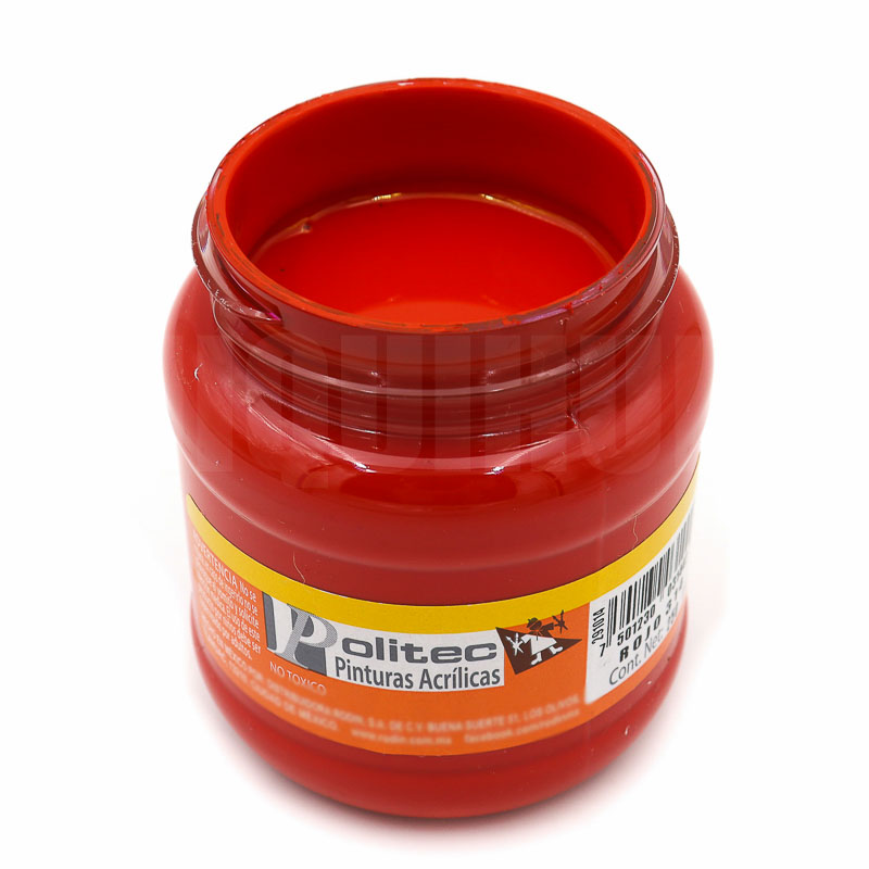 Pintura Acrilica Politec 250ml Bote Acrilica Artistica