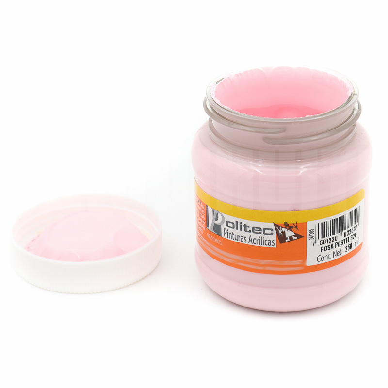 Pintura Acrilica Politec 250ml Bote Acrilica Artistica