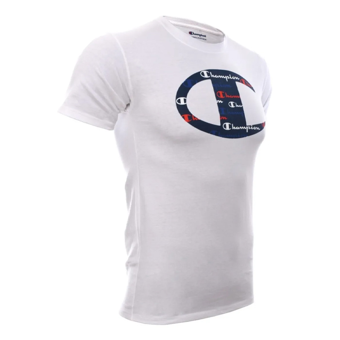 Playera CHAMPION Hombre LOGO Blanco