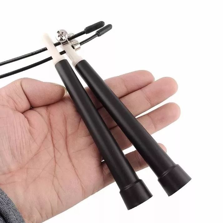 Cuerda Para Saltar Crossfit Battle Rope Alta Velocidad 3m Negra