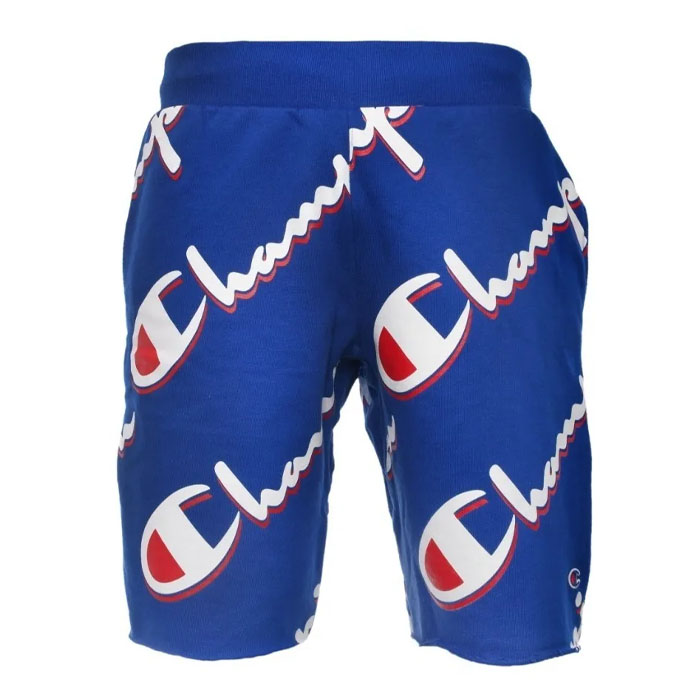 Short CHAMPION Hombre LOGO Azul