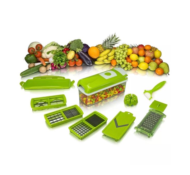 Cortador de Verduras Nicer Dicer Plus Cortador Verduras Rallador Frutas