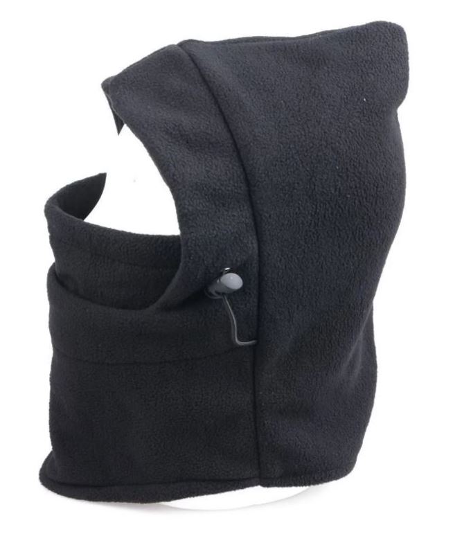 Máscara Térmica Ajustable Balaclava Moto Pasa Montañas Negra