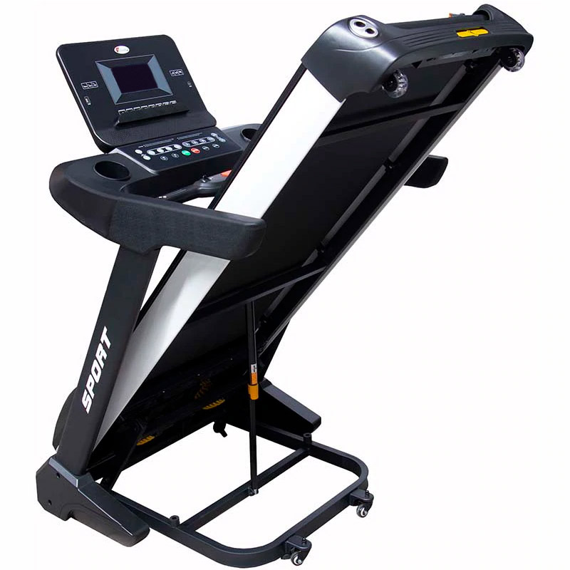 Caminadora Electrica 4HP Plegable 12 Programas MP3 USB Auxilar Motor AC 20 Km Inclinacion Automatica Centurfit Profesional