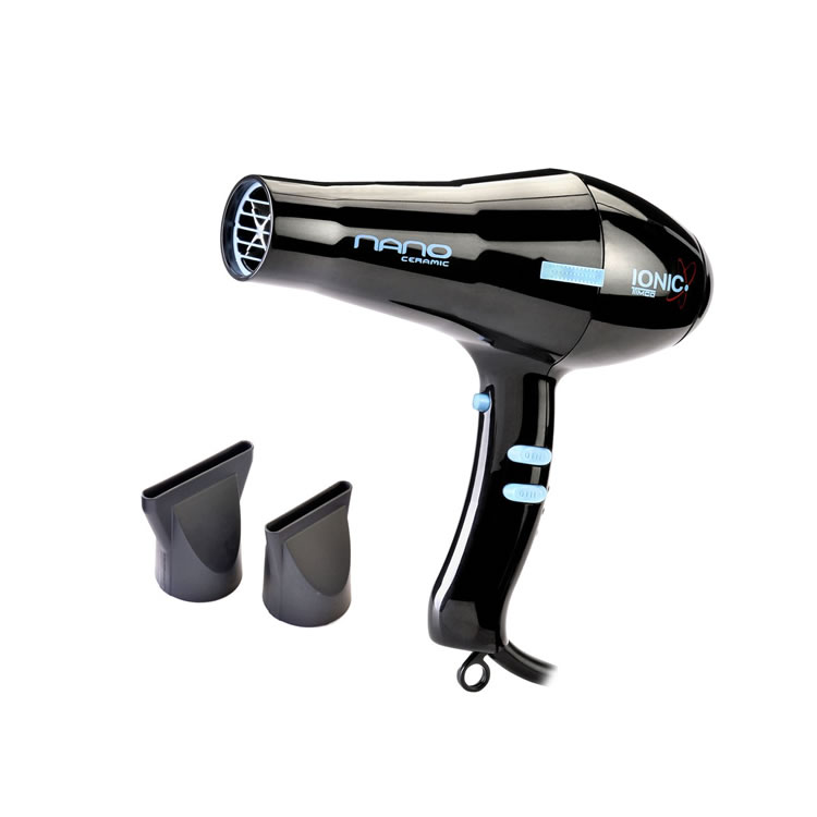 Secadora Cabello Profesional Timco NAN-I Generador de Iones - Negra