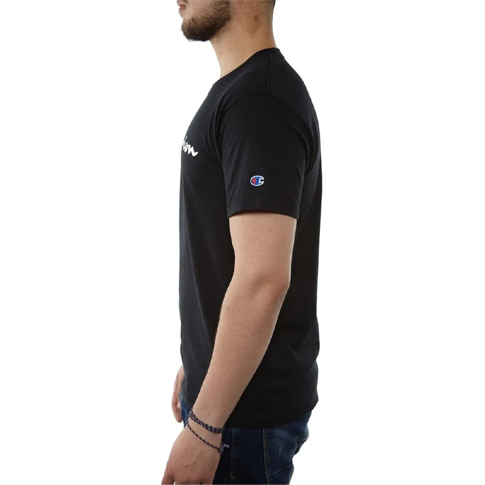 Playera CHAMPION Hombre LOGO Negro