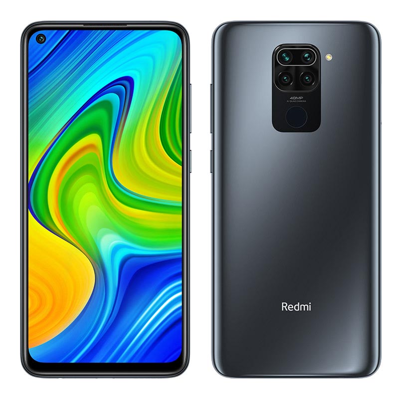 Celular Xiaomi Redmi Note 9 Onyx 4GB RAM 128GB ROM Black