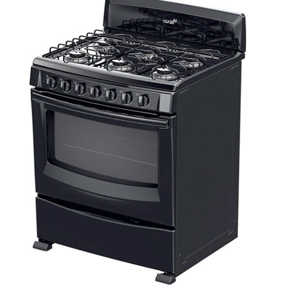 ESTUFA ACROS AF-5001Z NEGRA 6 QUEMADORES