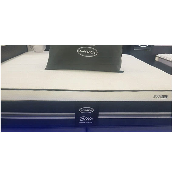 Colchon America Body Gel Bagy Sistem Elite Queen Size Nuevo