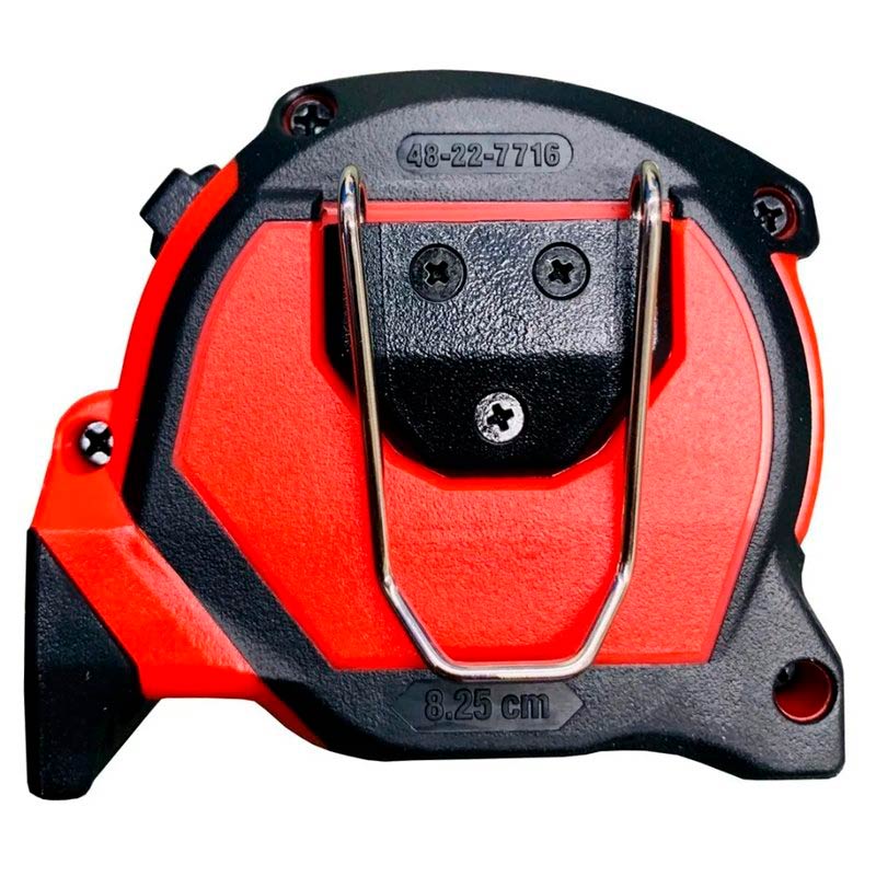 Flexometro Metro Magnetico 5m Milwaukee Antigolpes Rojo