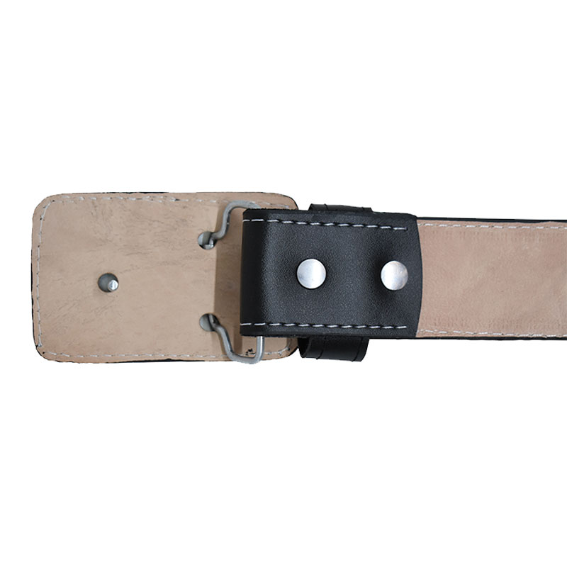 Cinturon De Piel Tipo Vaquero Hombre Caballo Negro