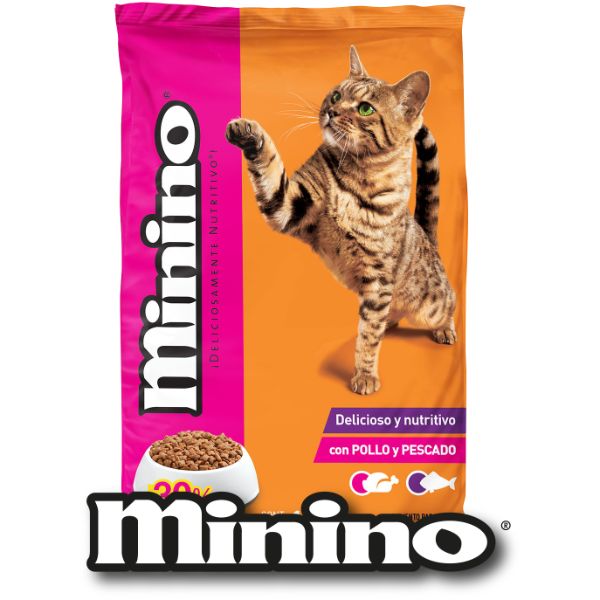 ALIMENTO PARA GATO MININO ADULTO POLLO Y PESCADO 15KG