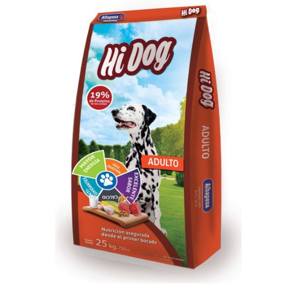ALIMENTO PARA PERRO  HI DOG ADULTO 25 kg