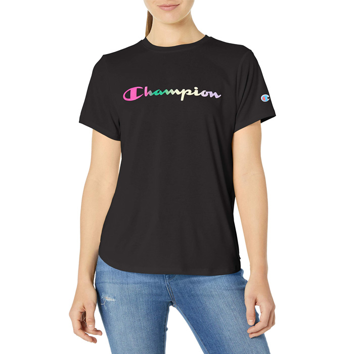 Playera CHAMPION Mujer LOGO Multicolor