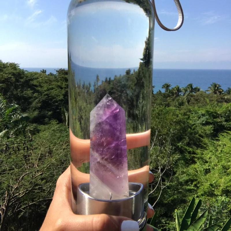 Siete Chakras, Puntos De Cristal Naturales, Torre De Cristal, Obelisco