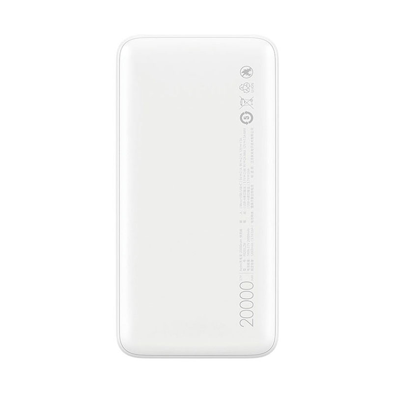 Batería Portátil Redmi Power Bank 20000 18w Fast Charge Blanca.