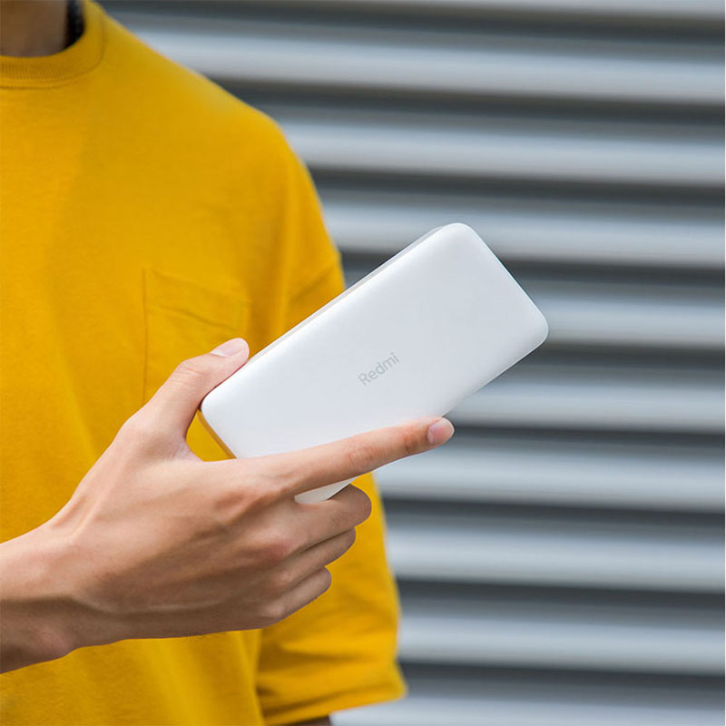 Batería Portátil Redmi Power Bank 20000 18w Fast Charge Blanca.