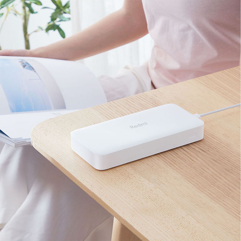 Batería Portátil Redmi Power Bank 20000 18w Fast Charge Blanca.