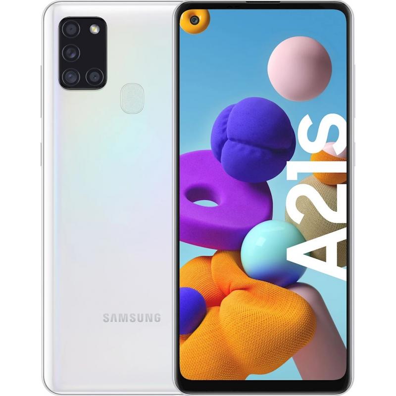 Celular Samsung Galaxy A21s Dual SIM 64 GB Blanco 4 GB RAM